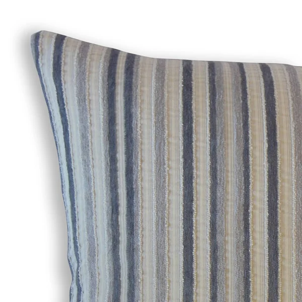 The Pillow Collection Gauthier Striped Decorative Throw Pillow Red 24 x 24