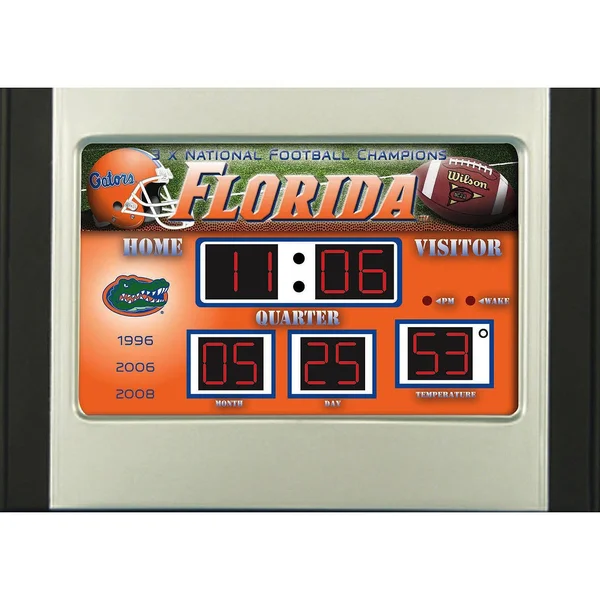 Florida Gators Scoreboard Desk Clock