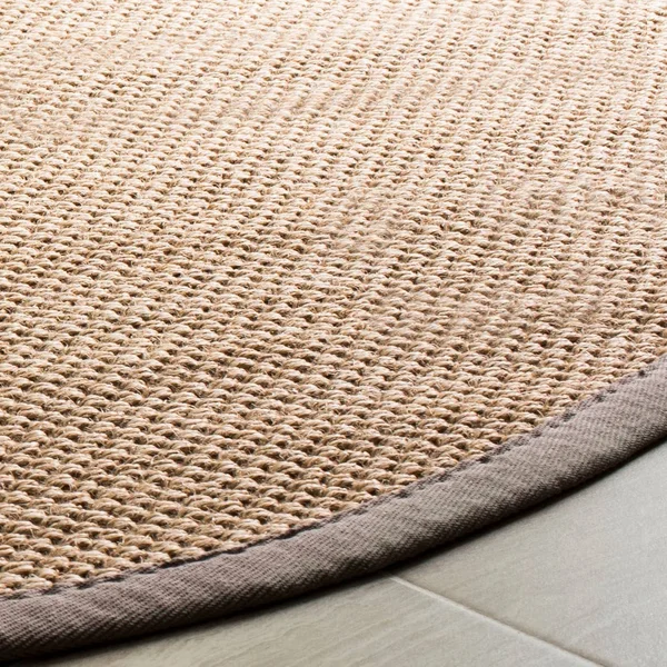 Safavieh NF141A-214 2 ft. 6 in. x 14 ft. Natural Fiber Power Loomed Runner Area Rug Maize & Black