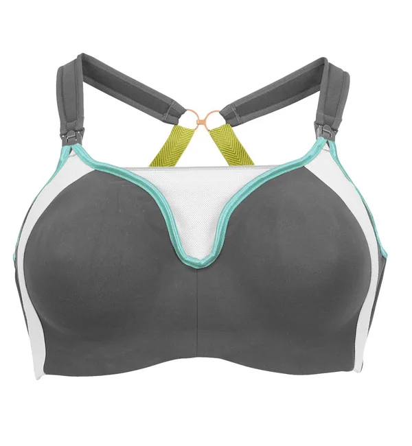 Cake Maternity - 36E - Zest Nursing Sports Bra Grey