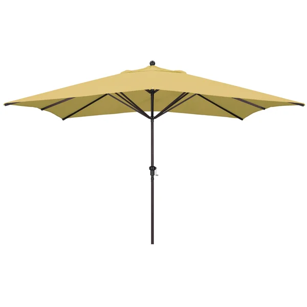 California Umbrella 11 ft. Rectangular Aluminum Market Umbrella - Wheat