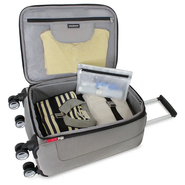 Swissgear Zurich 20x22 Pilot Case Carry on Luggage Pewter