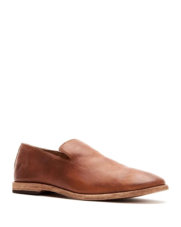 Frye Chris Venetian Flats in Tan - Men's Size 7.5