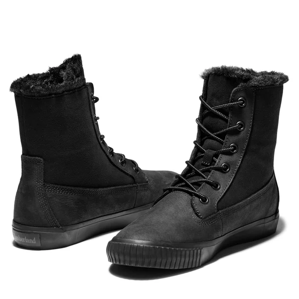 Timberland Skyla Bay Fleece Fold Down Black Nubuck, 6
