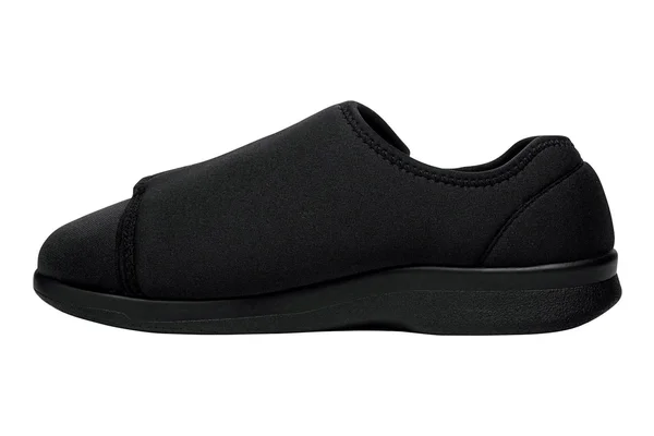Propet Men's Stretchable Cush &N Foot Slippers, Black, 8.5
