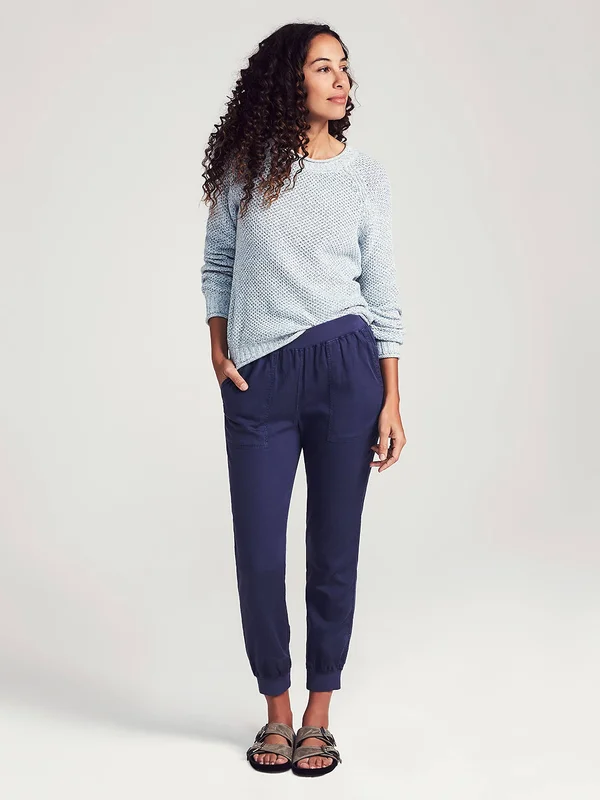 Faherty Women's Arlie Day Pants - Navy - Size 2XL, Cotton/Fabric/Linen