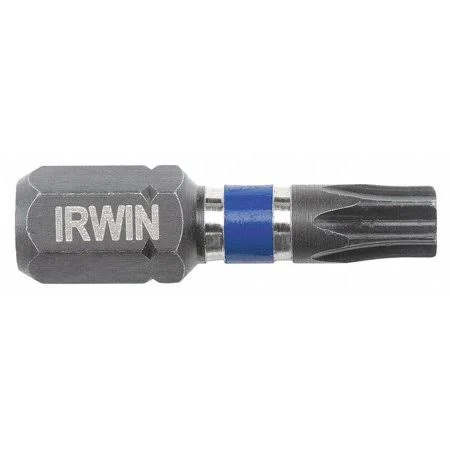 Irwin Tr20 Tamper Resistant Torx Impact Insert Bit, 1/4 in Hex - 1838535