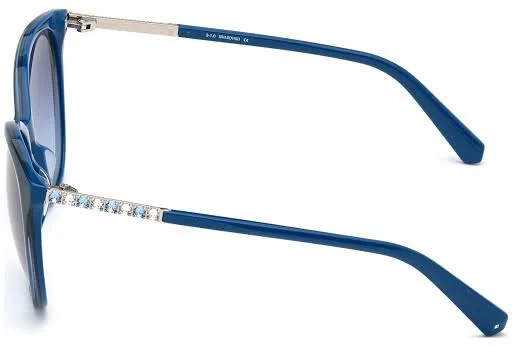 Swarovski SK0309 Sunglasses - 90W Shiny Blue - Gradient Blue