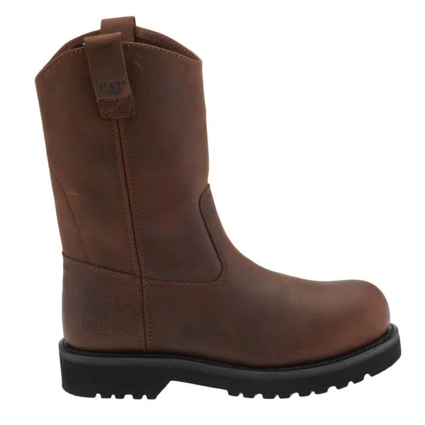 Cat Footwear Men's Austin EH Steel Toe Wellington Work Boots Brown - 10 - Wellington Steel Toe Work Boots at Academy Sports