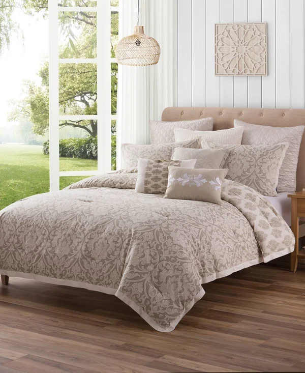 Ellen Tracy Chandler 3-Piece Premium Cotton Duvet Cover Set