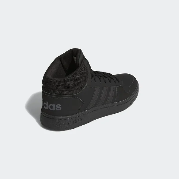 Men's Adidas Hoops 2.0 Mid Sneaker - Black - Size 11.5