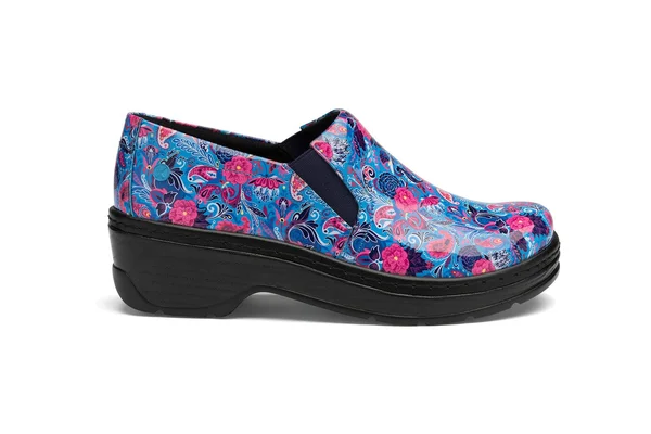 Klogs Women's Naples Clog Blooming Paisley Patent 9