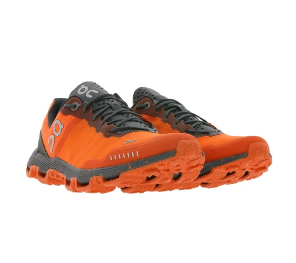 on Men's Cloudventure Peak Running Shoes Flame, Shadow 12