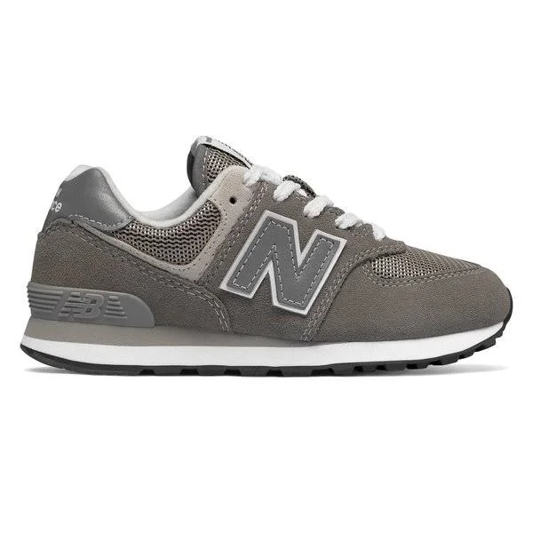 New Balance Kids& 574 Core - Grey (Size 2.5)