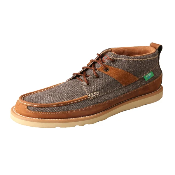 Twisted x Men's Wedge Sole Casual Shoes - Dust Brown