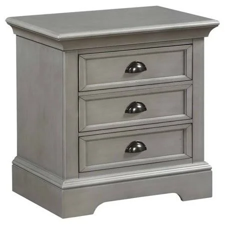 Appleby 3 Drawer Nightstand Greyleigh Color: Gray