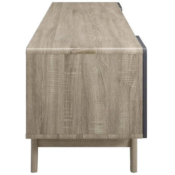 Carson Carrington Espoo 70-Inch Media Console TV Stand - N/A - Natural Gray