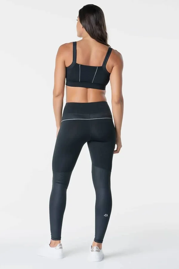 Reflective Leggings - Alpha Prime Apparel Black, L
