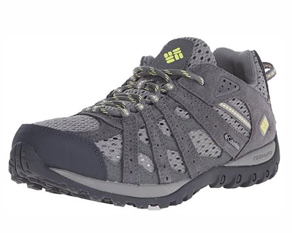 Columbia Women's Redmond Breeze Trail Shoe #BL6014-060, Color Light Grey/Sunnyside, US 9