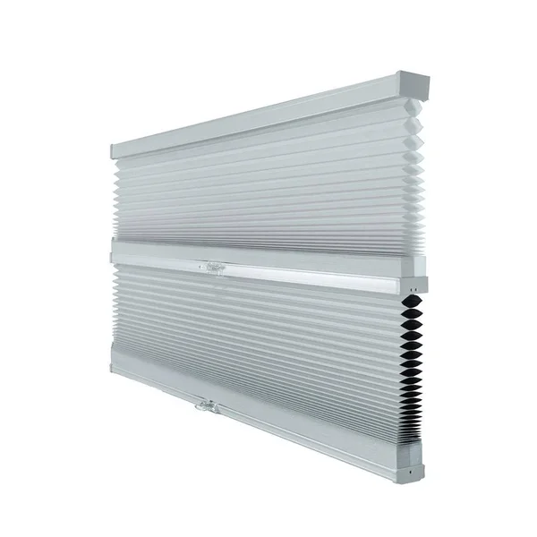 Chicology Cut-to-Width Gray Sheen 9/16 in. Light Filtering and Privacy Cordless Cellular Shade - 47.5 in. W x 72 in. L, Gray She