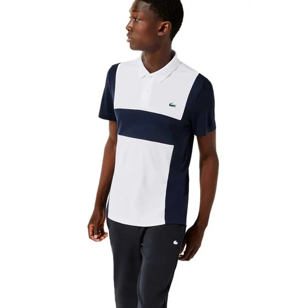 Lacoste Sport Colour Block Polo T Shirt White
