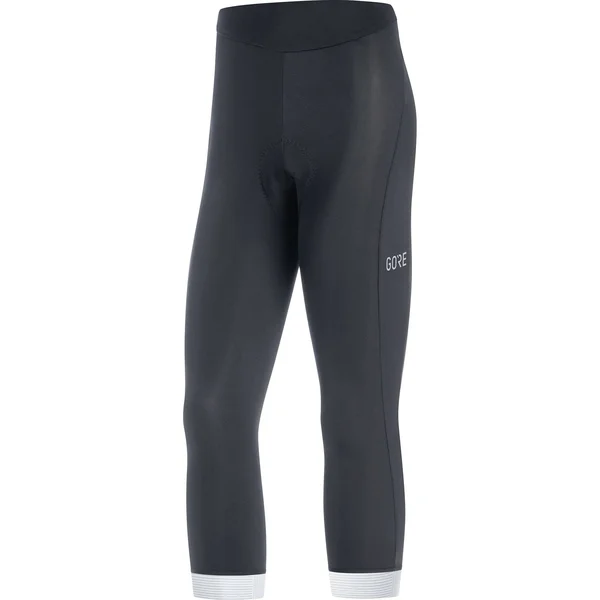 Gore Wear C3 3/4 Tights+ - Women's Black/White, M