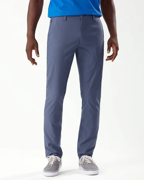 Tommy Bahama Men's IslandZone Performance Check Pants - Maritime - Size 38 x 32