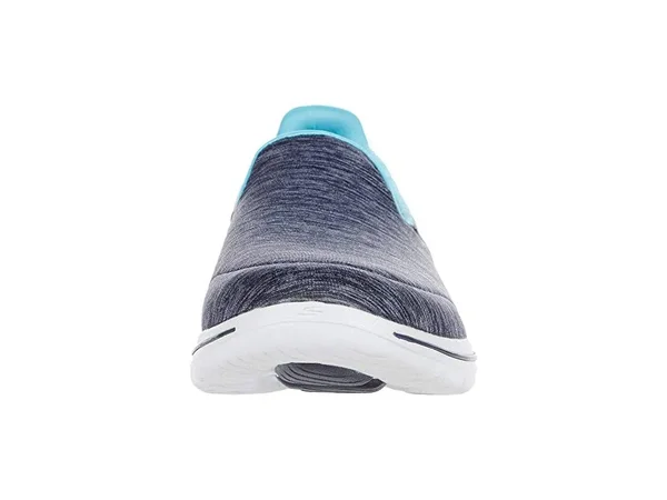 Skechers Women's GOwalk 5 Surprise Slip on Sneaker, Navy/Turquoise
