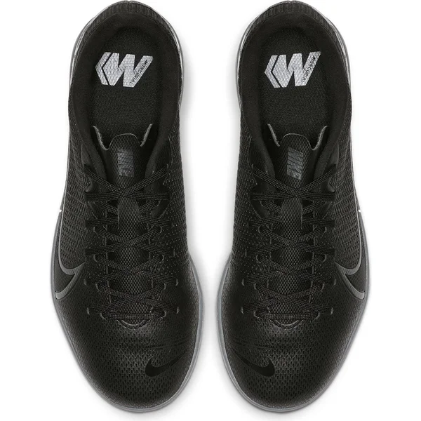 Nike Kids& Mercurial Vapor 13 Academy Indoor Soccer Shoes, Black