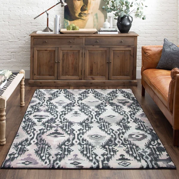 Mohawk Prismatic Hip Ikat Multi 5& x 8& Area Rug