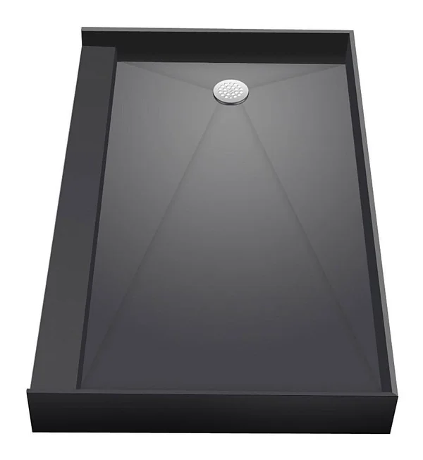 Tile Redi Base 3460L-PVC Single Curb Shower Pan with Left Drain