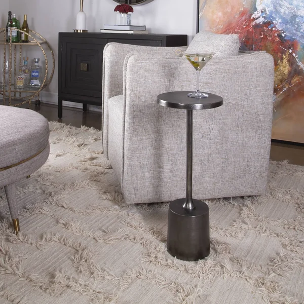Uttermost 25062 Sanaga Drink Table Nickel