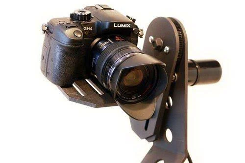 TigerTilt Motorized 360? Pan - Tilt Gimbal Head for Tripods, Cranes & Jibs - Battery