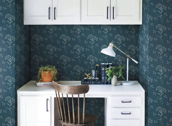 Magnolia Home Wildflower Peel and Stick Wallpaper - Blue
