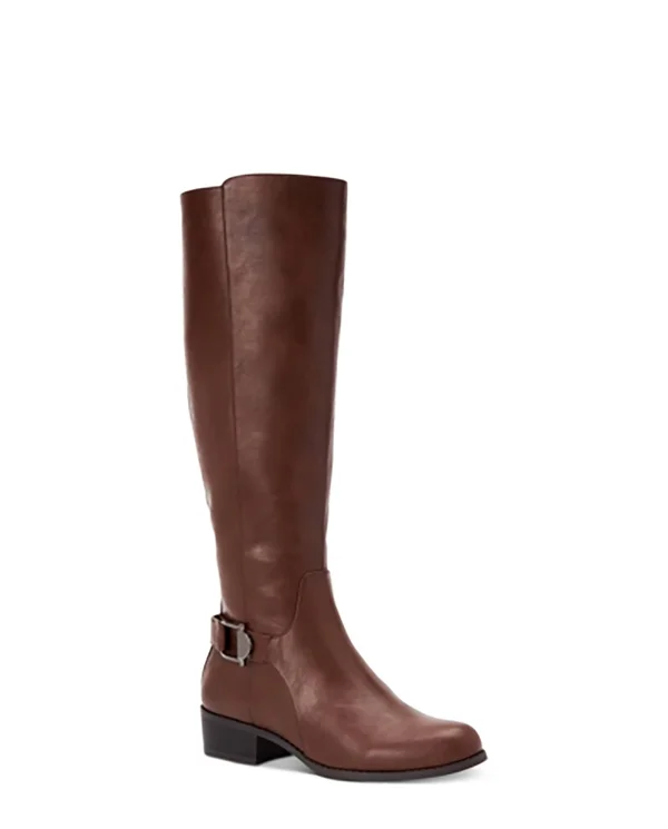 Alfani, Kallumm Knee High Fashion Boots, Cognac