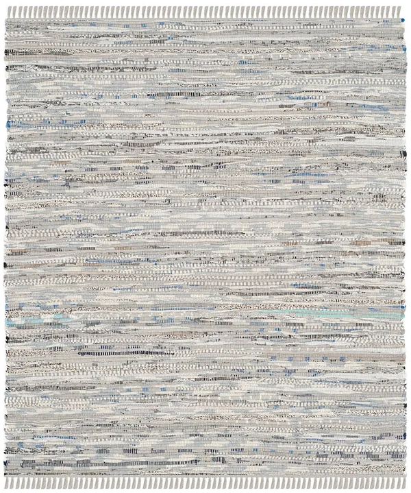 Safavieh Rag Rug RAR121A 2&3x22 x 9&0x22 Runner Grey Area Rug
