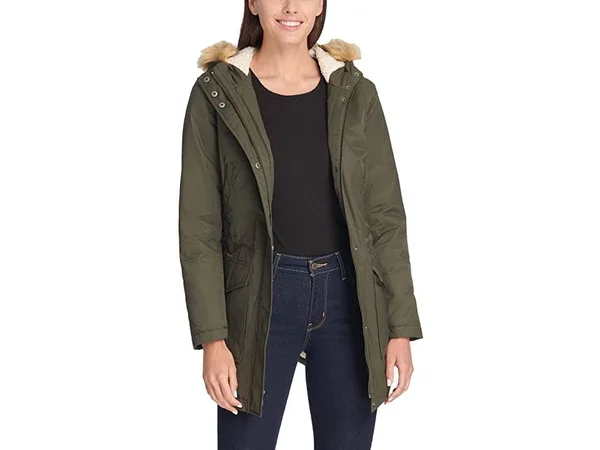 Levi&s Women's Performance Midlength Parka Jacket