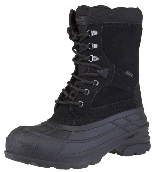 Kamik Men's Nationplus Boot (11 D(M) US - Black)