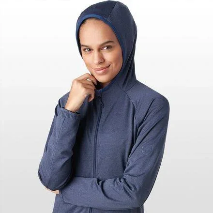 Mammut Nair ml Hooded Jacket - Women's Peacoat Melange, L