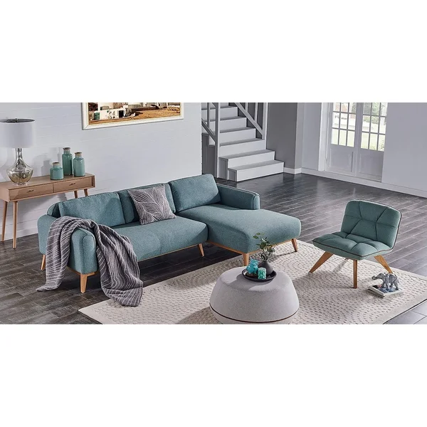 Kardiel ONVI 32x22 Fabric Ottoman ONVI.L, Sledge