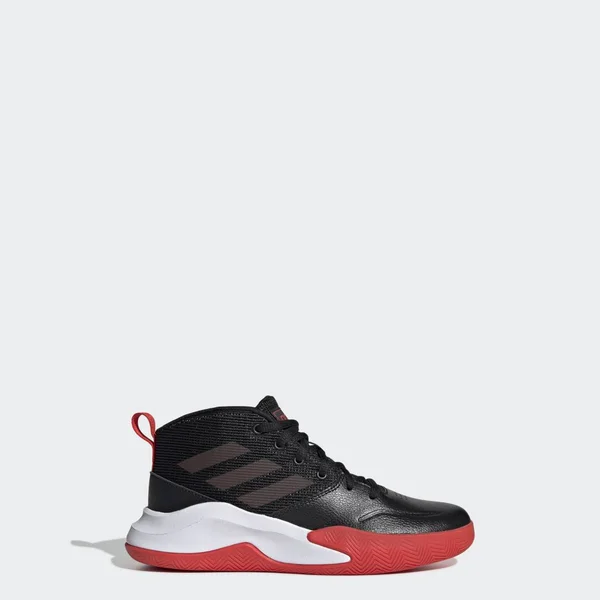 Adidas Boys& Own The Game Basketball Shoes - Wide - Black