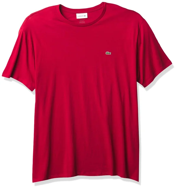 Lacoste Men's Short Sleeve Crew Neck Pima Cotton Jersey T-Shirt