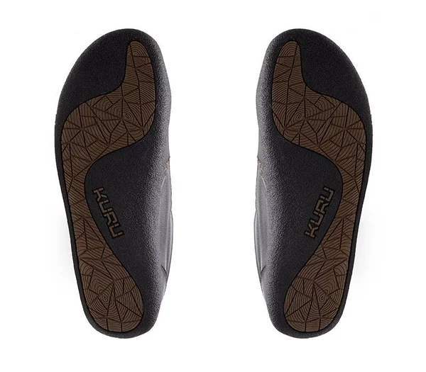 Kuru Footwear Men's Kivi Shoes in Espresso Brown Size 12.5, Leather - Best Shoes for Plantar Fasciitis Heel Pain