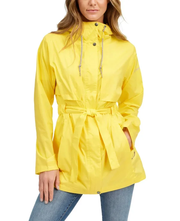 Columbia Pardon My Trench Rain Jacket - Women's Peach Cloud - Xs