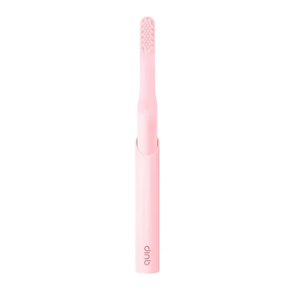 Quip Plastic Smart Electric Toothbrush Starter Kit - 2-Minute Timer, Bluetooth, Free App + Travel Case - All-White - 4ct