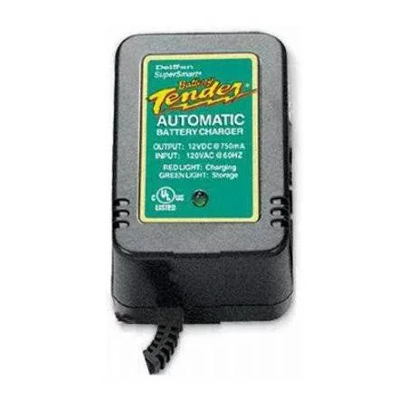 Deltran 021-0123 Battery Tender Junior Battery Charger 12 Volt 750mA Charger and Maintainer
