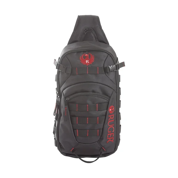 Ruger Glendale Sling pack - black/red allen-cases, 18" x 10" x 4"