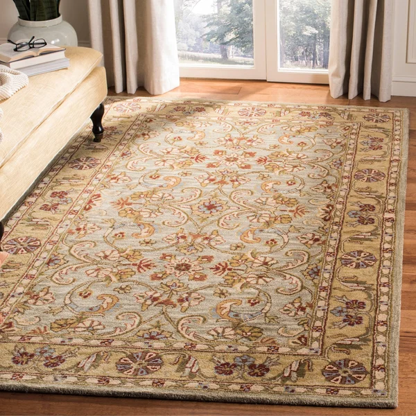 Safavieh 4& x 6& Classic CL324A Light Green - Gold Rug