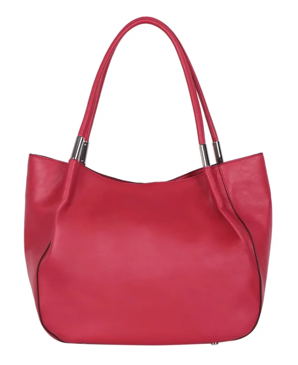 Alfani Bangle Tote - Created for Macy&s - Wine/Silver
