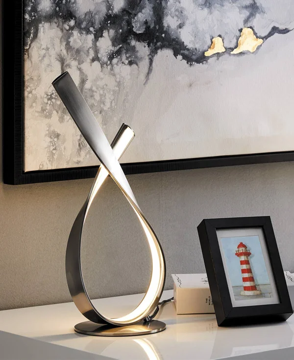 Lite Source Royce Table Lamp in Brushed Nickel